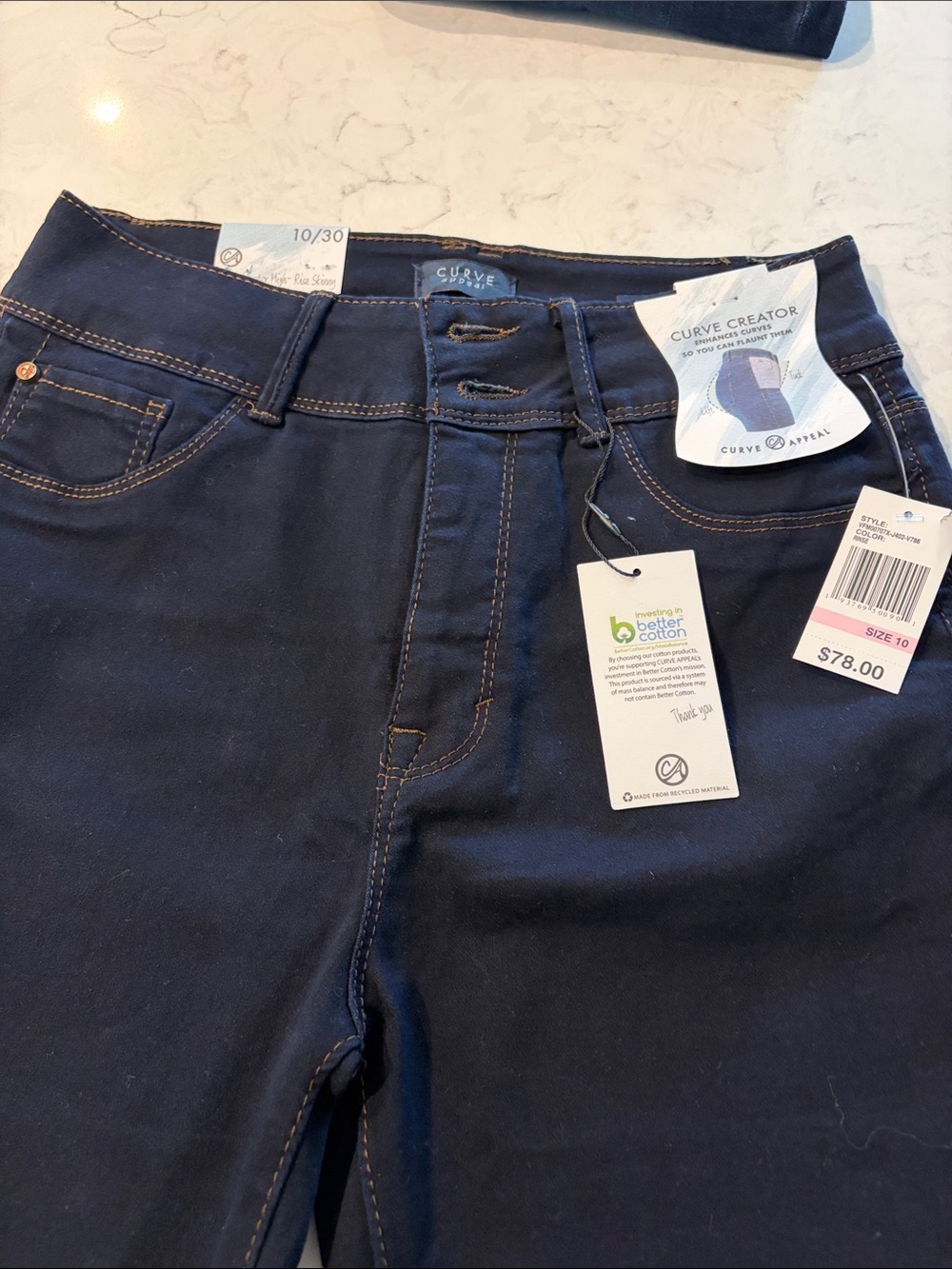 Curve Creator Dark Navy Women’s Jeans
